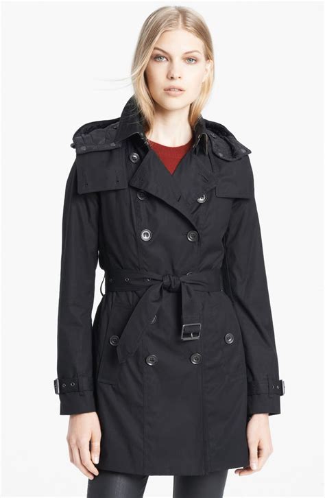 burberry reymoore trench coat with detachable hood & liner|Burberry Reymoore Hooded Cotton Trench Coat .